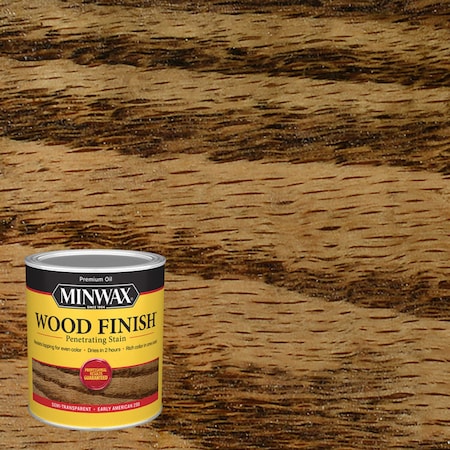 Minwax Minwax Wood Finish Semi-Transparent Early American Oil-Based Penetrating Wood Stain 1 qt 70008444
